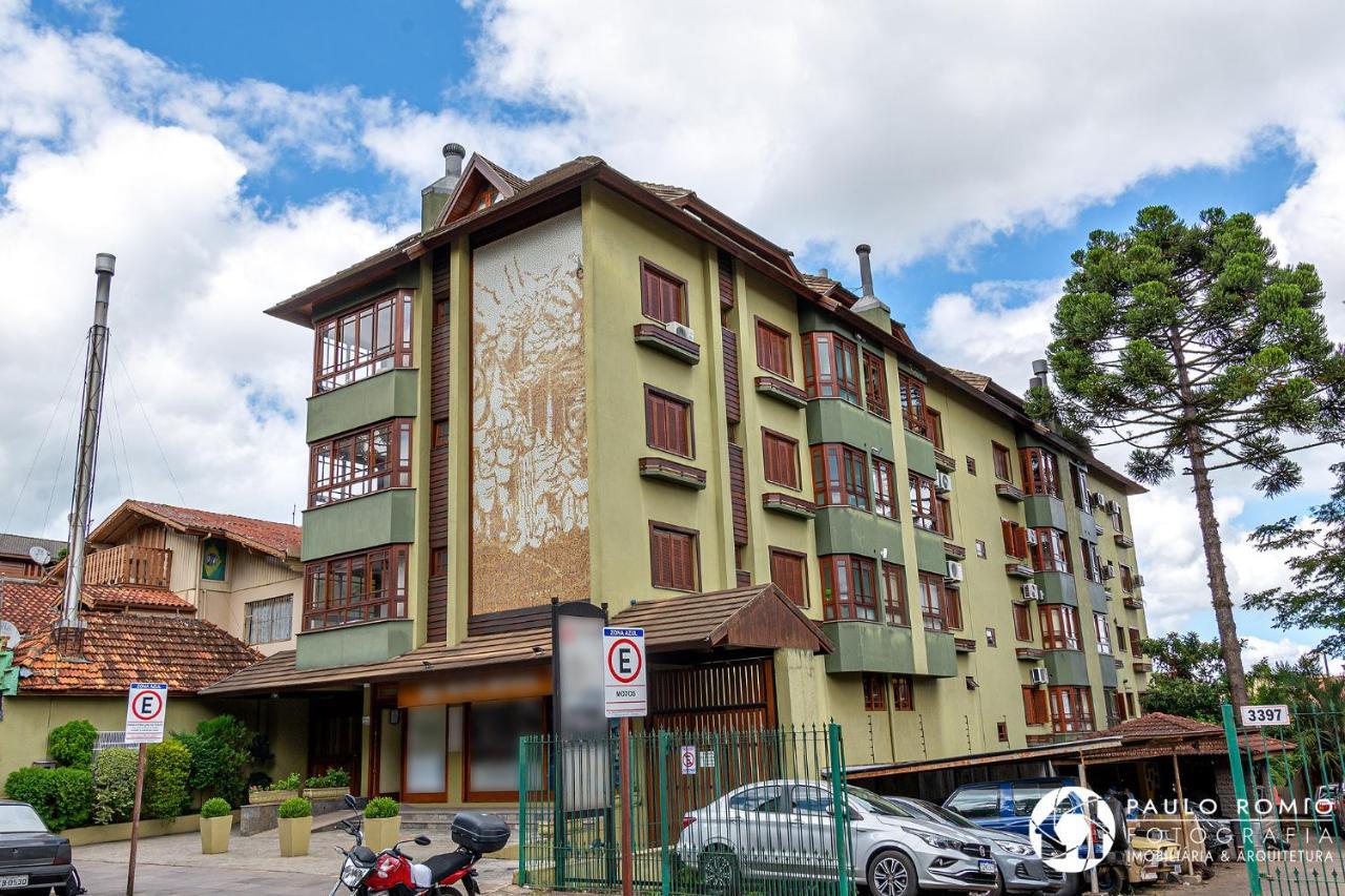 Apartamento Temporada Gramado próx. Rua Coberta Exterior foto