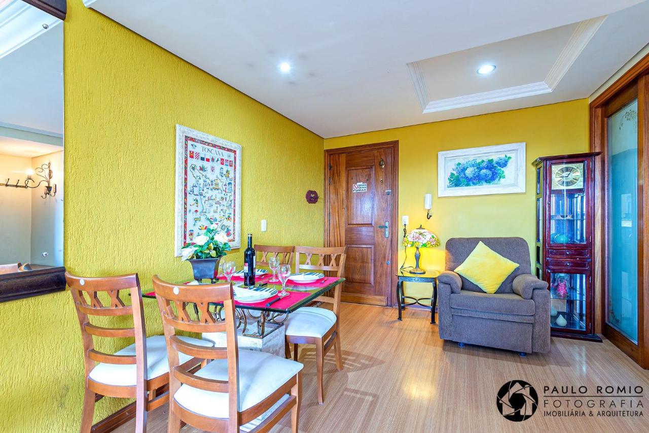 Apartamento Temporada Gramado próx. Rua Coberta Exterior foto