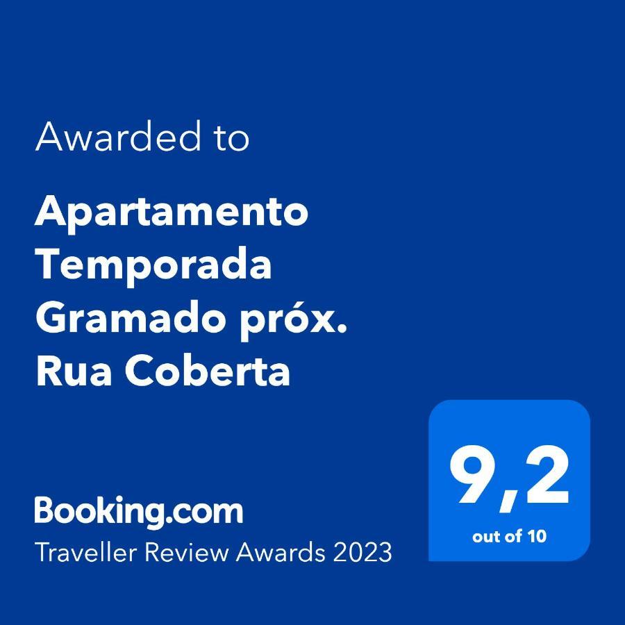 Apartamento Temporada Gramado próx. Rua Coberta Exterior foto
